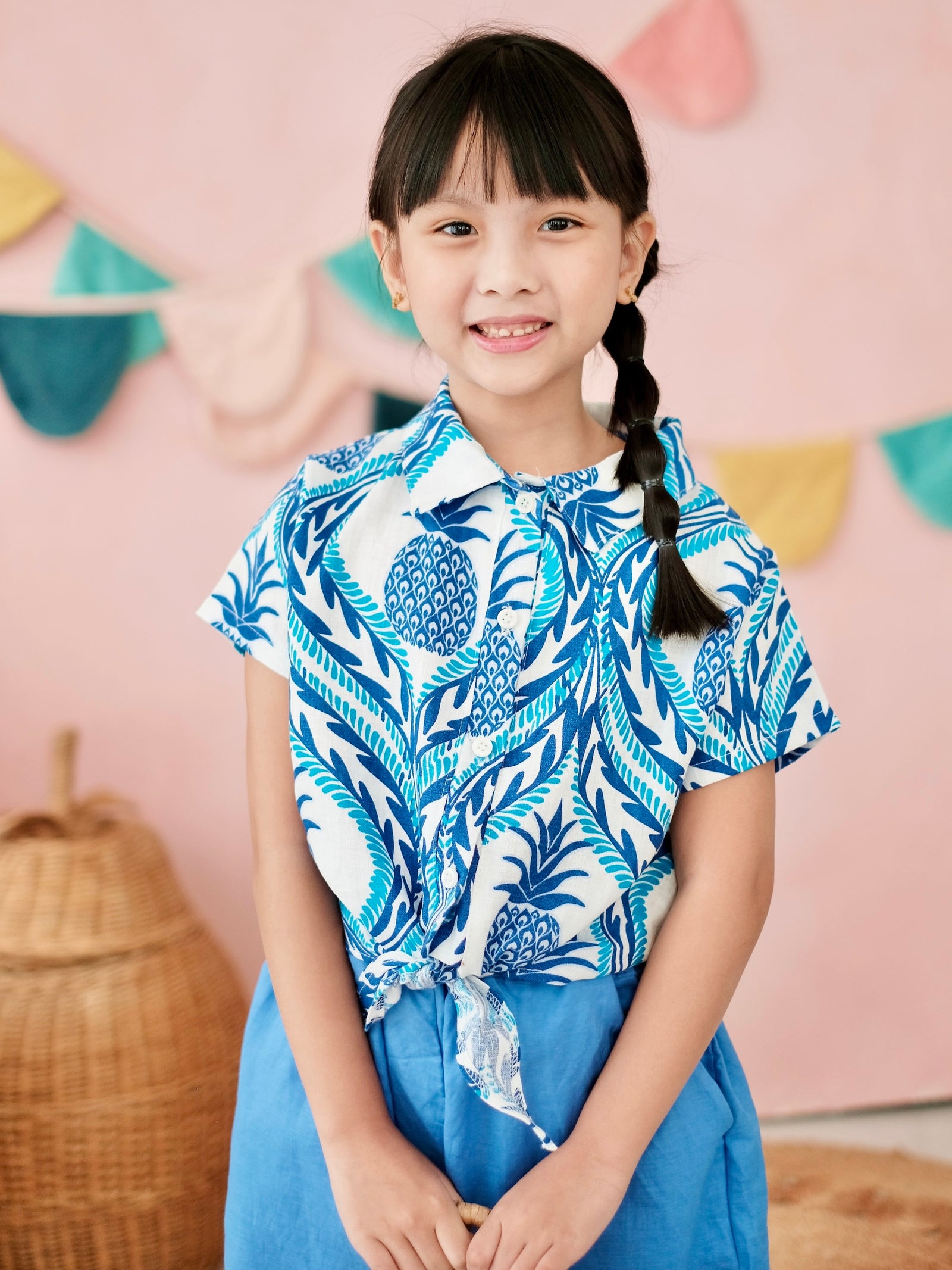 Amalfi Top | Pineapple Print