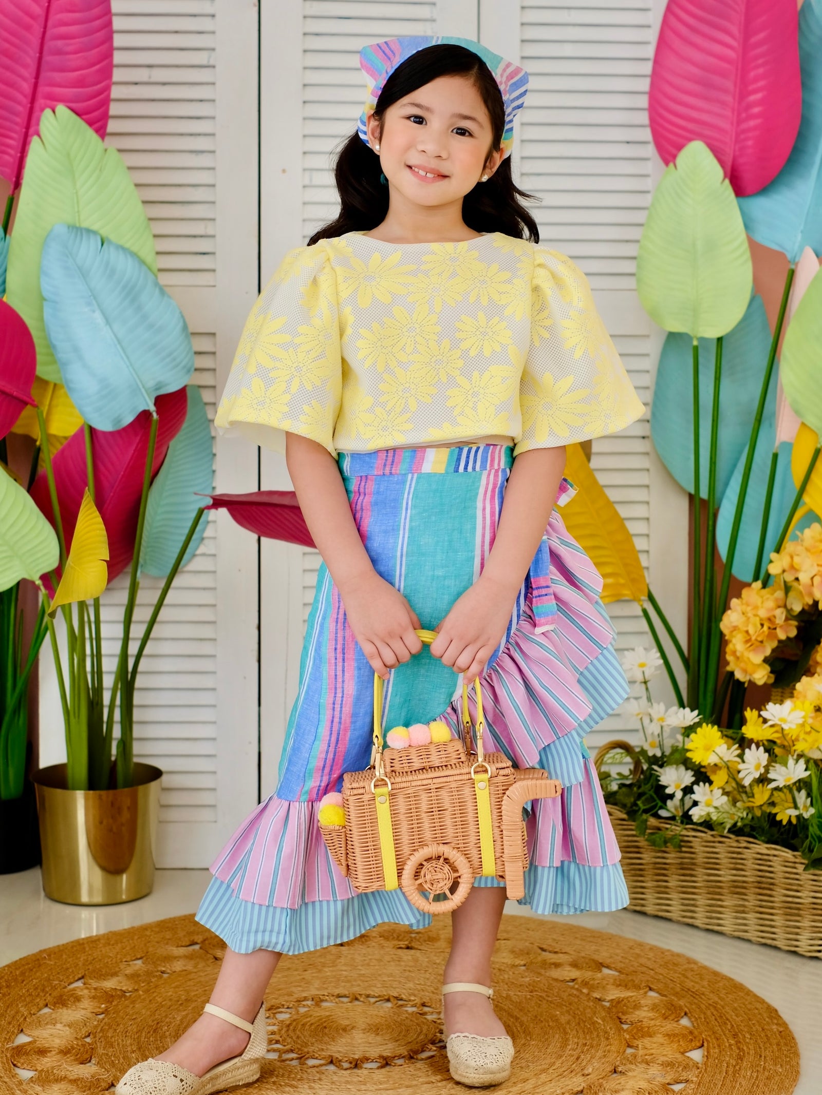 Amparo Linen Wrap Skirt | Halo Halo