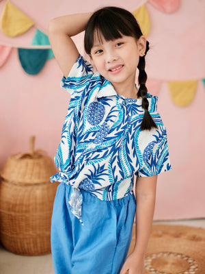 Amalfi Top | Pineapple Print