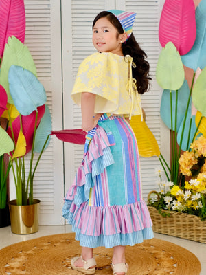 Amparo Linen Wrap Skirt | Halo Halo