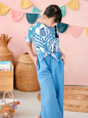 Amalfi Top | Pineapple Print