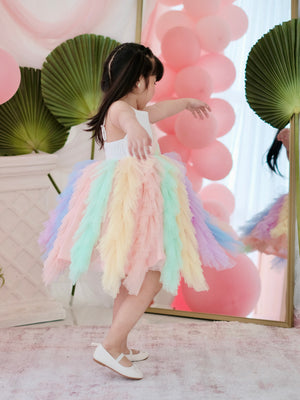 Amitola Tutu Dress | Rainbow Sorbet