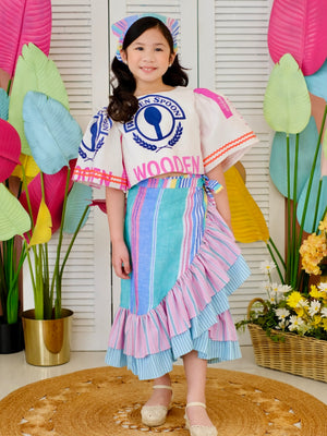 Amparo Linen Wrap Skirt | Halo Halo