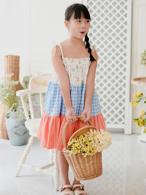 Silva Dress | Floral and Gingham