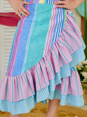 Amparo Linen Wrap Skirt | Halo Halo