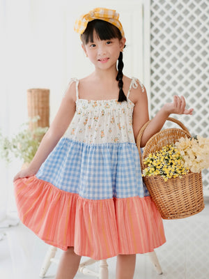 Silva Dress | Floral and Gingham