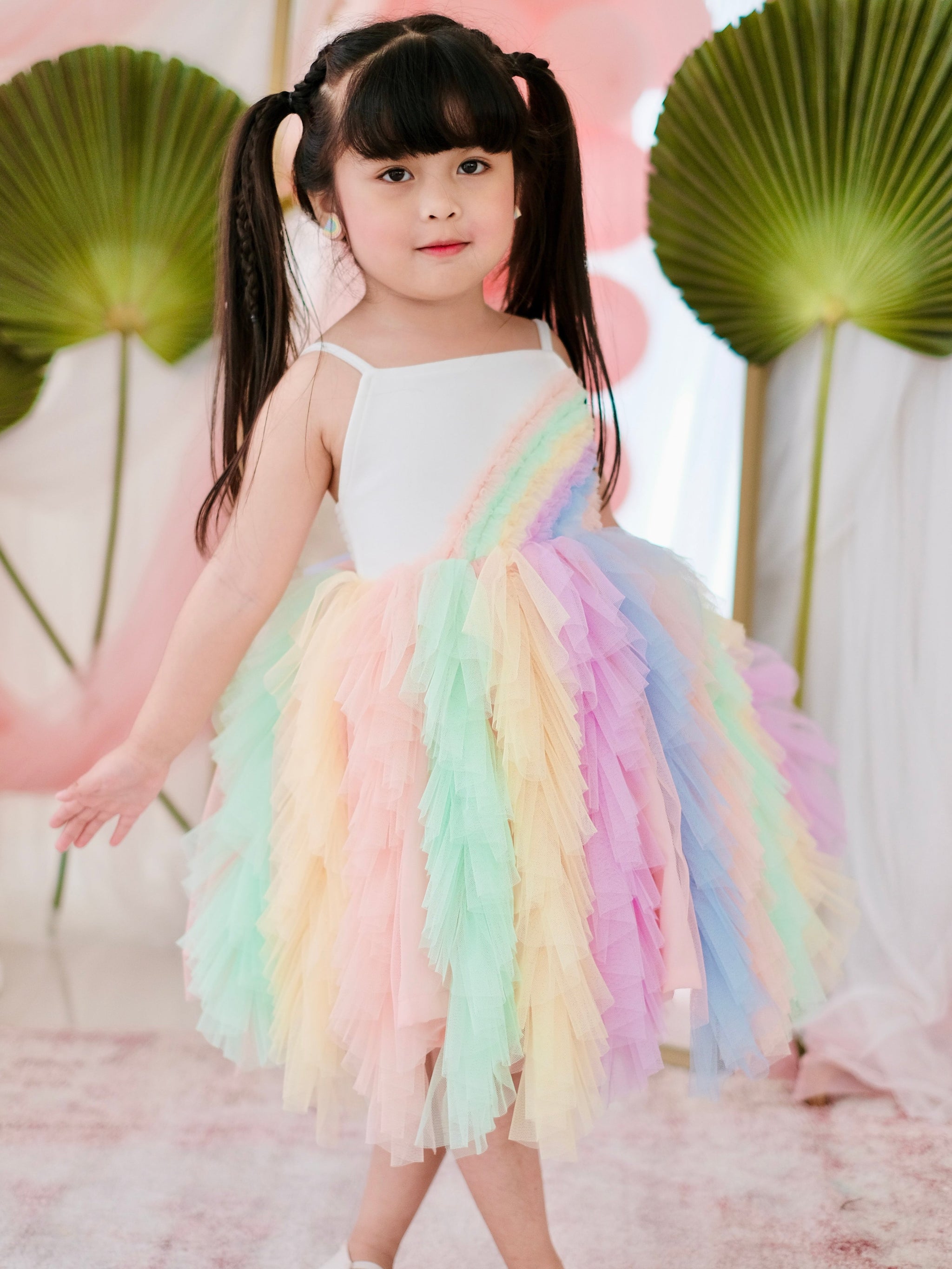 Unicorn Dress Pastel Tutu Dress Pastel Rainbow Tutu Dress: Pink Bodice, Floral Waist Gems Unicorn Dress Pastel Tutu Dress Pastel Rainbow Tutu Dress: Pink Bodice, Floral Waist Gems