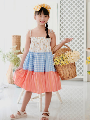 Silva Dress | Floral and Gingham