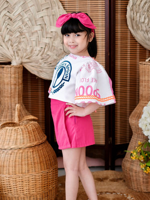 Brittany Skort | Hot Pink Linen
