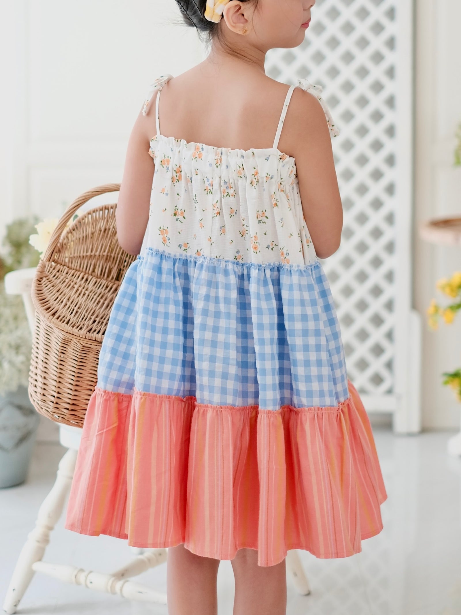 Silva Dress | Floral and Gingham