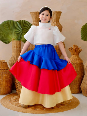 Lana Luxe Skirt in Flag Colors