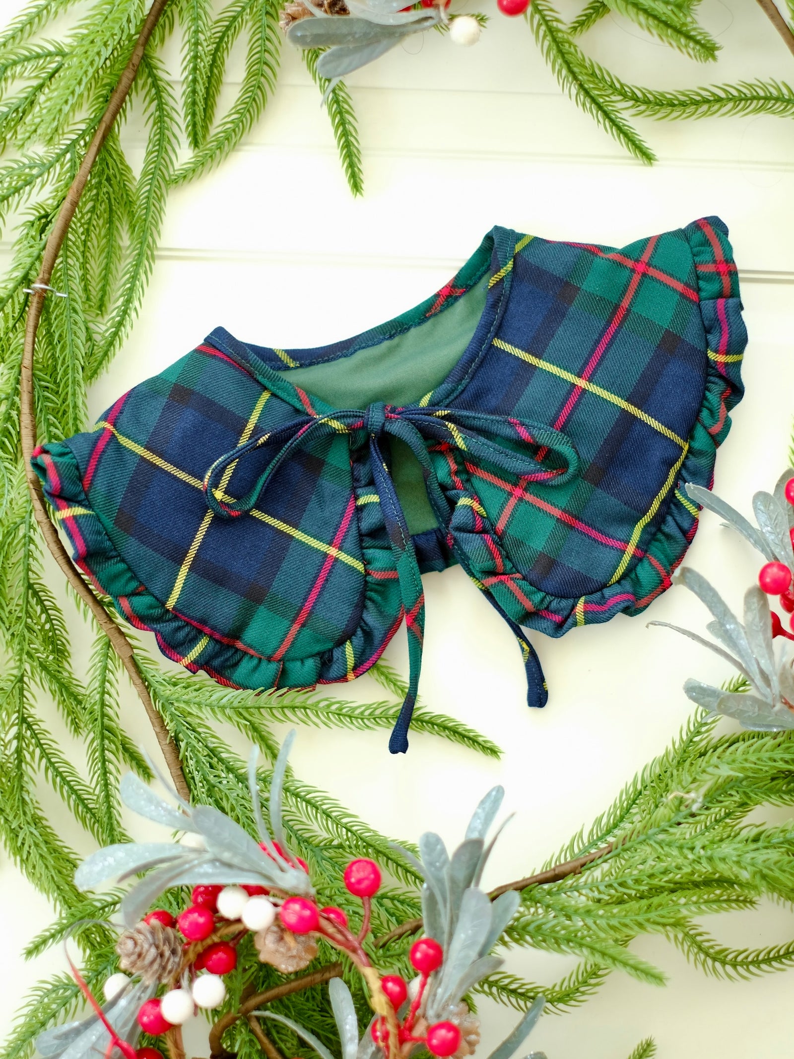 Green Tartan Collar