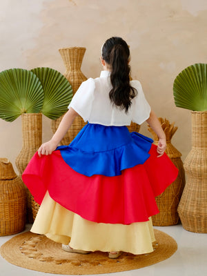 Lana Luxe Skirt in Flag Colors