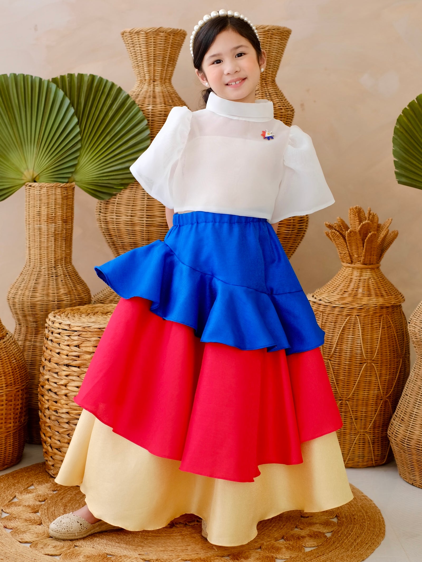 Lana Luxe Skirt in Flag Colors
