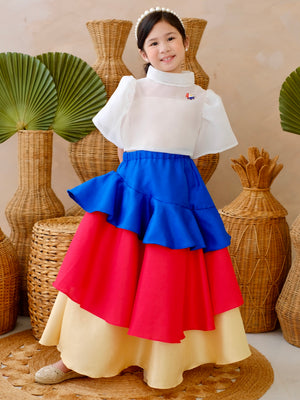 Lana Luxe Skirt in Flag Colors