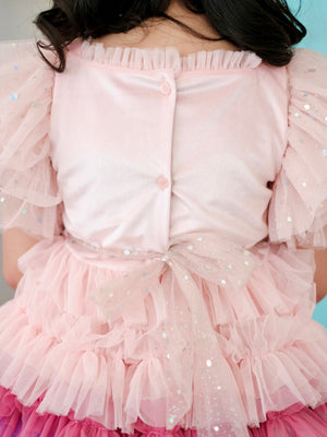 Nutcracker Vest in Blush Velvet | Pre-order