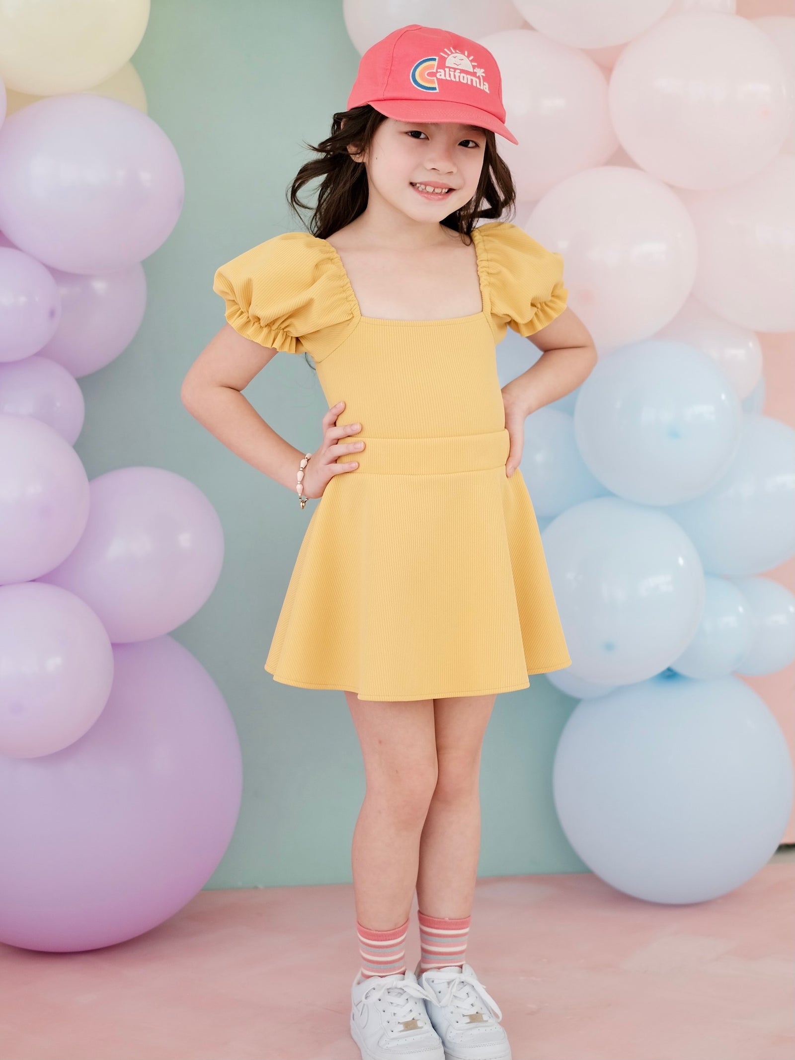 Ceara Skater Skirt | Yellow - Size 12