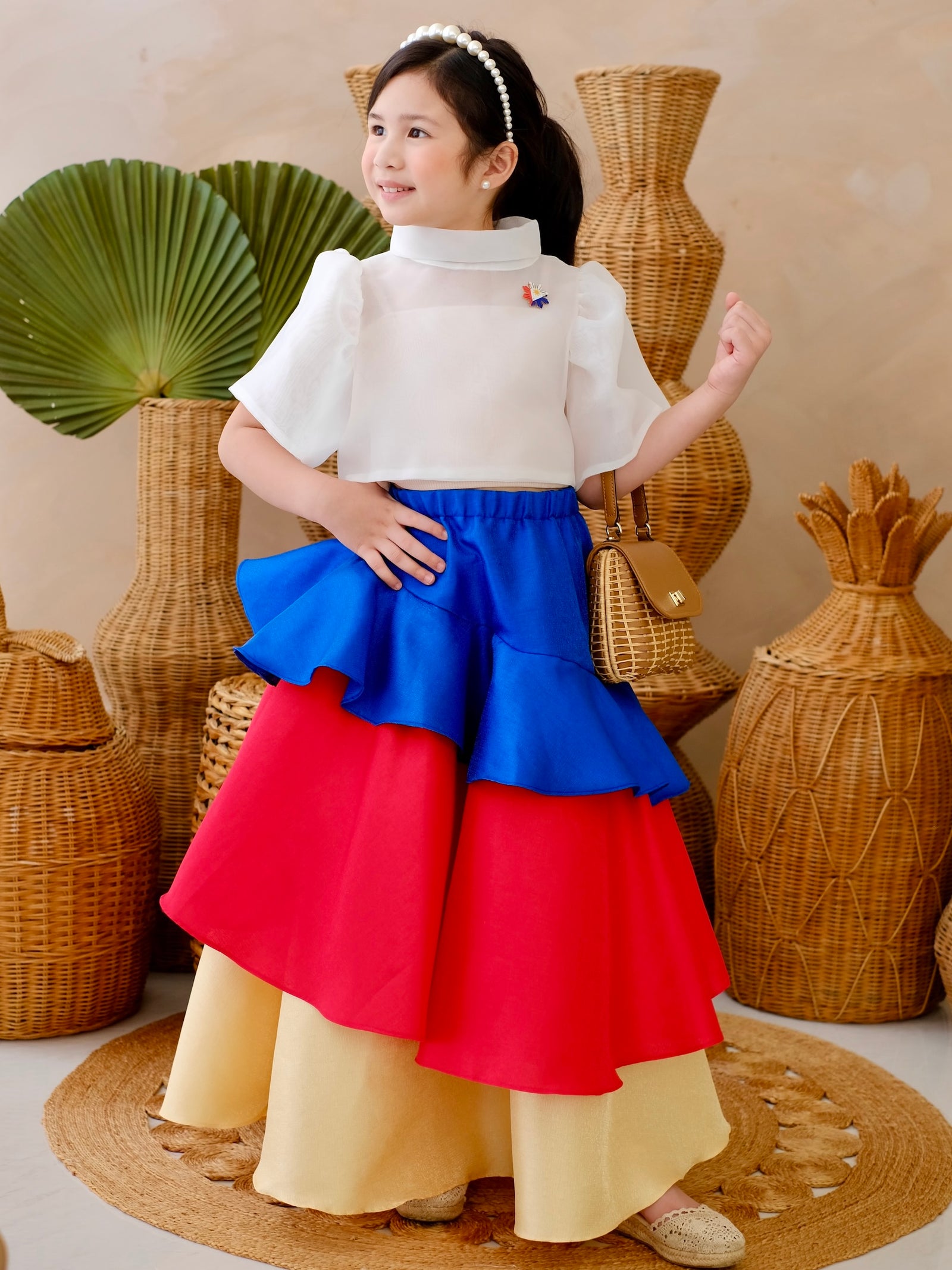 Lana Luxe Skirt in Flag Colors