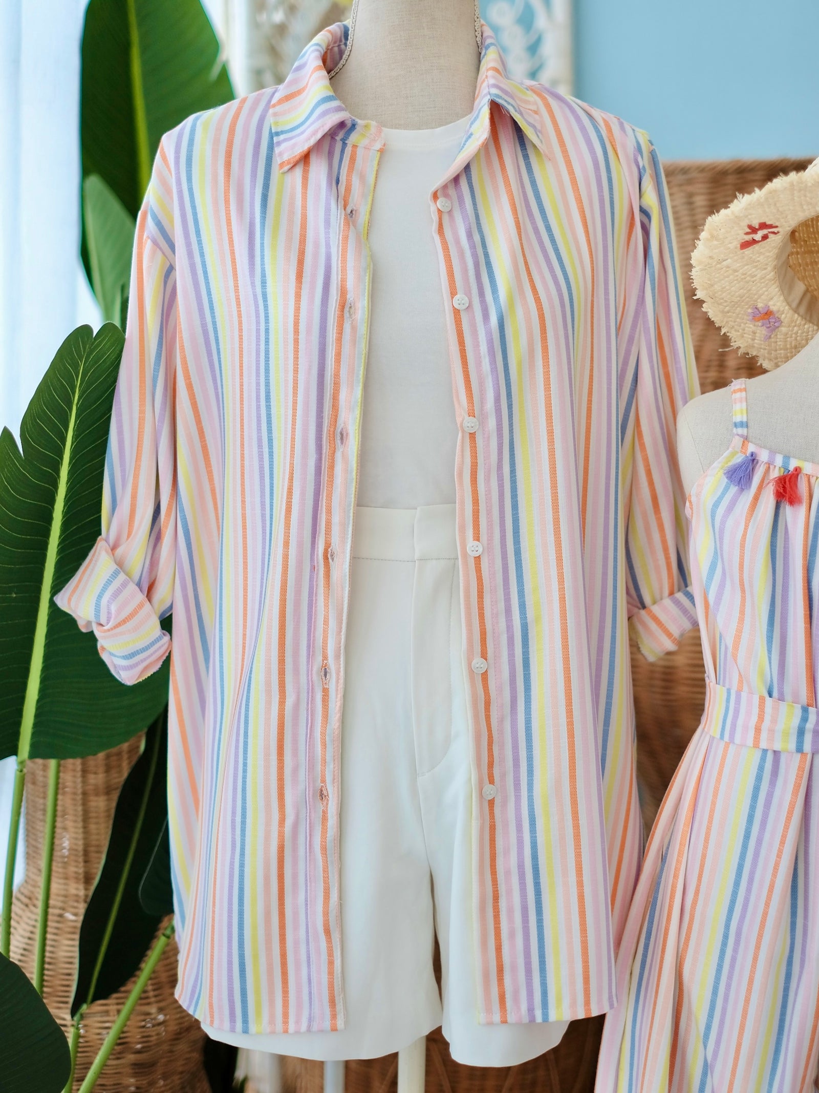 Beach Shirt | Stripes | Women