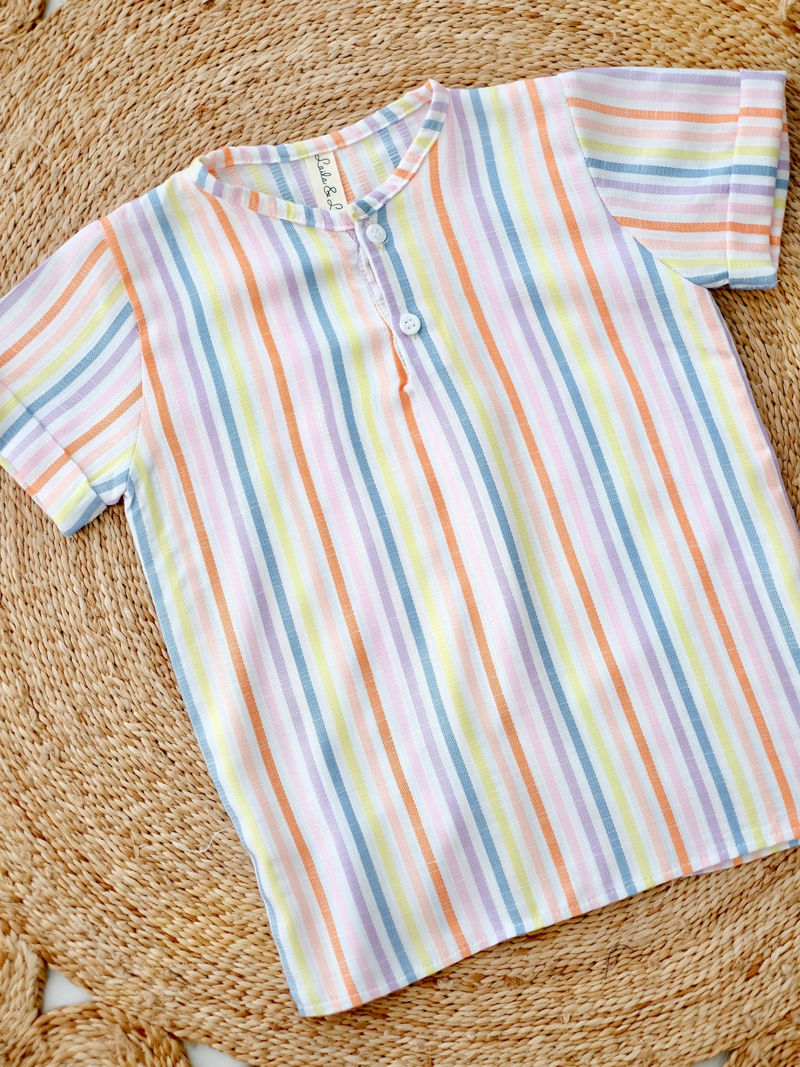 Henley Shirt | Stripes