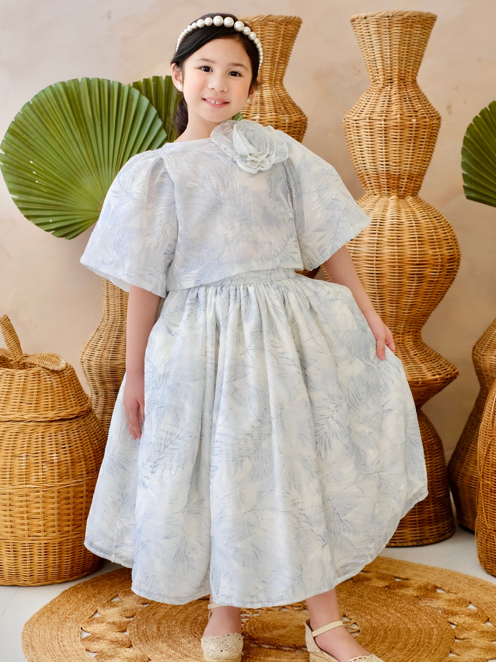 Henriette Skirt in Dusty Blue