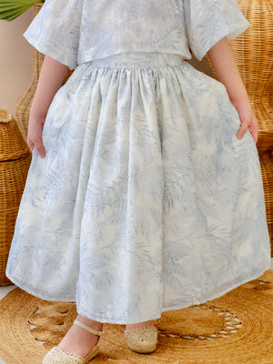 Henriette Skirt in Dusty Blue