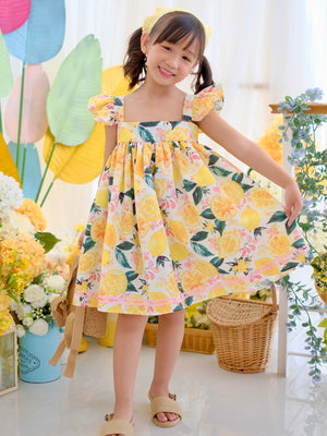 Tilda Mini Dress | Lemon