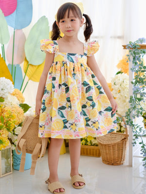 Tilda Mini Dress | Lemon