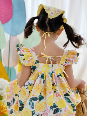 Tilda Mini Dress | Lemon