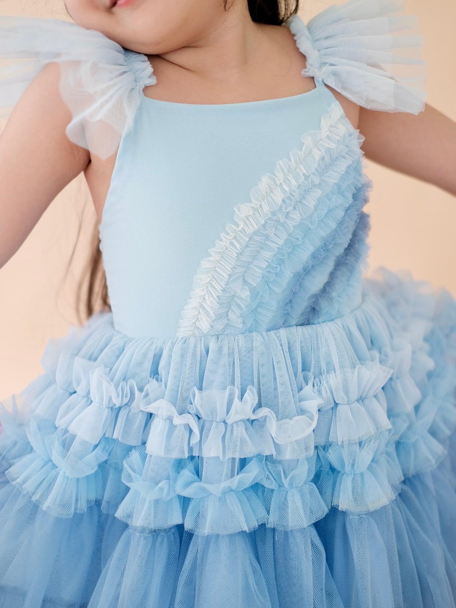 Winslow Tutu Dress in Blue
