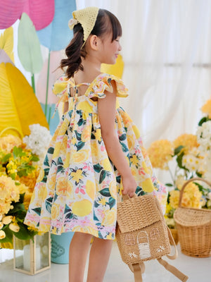 Tilda Mini Dress | Lemon