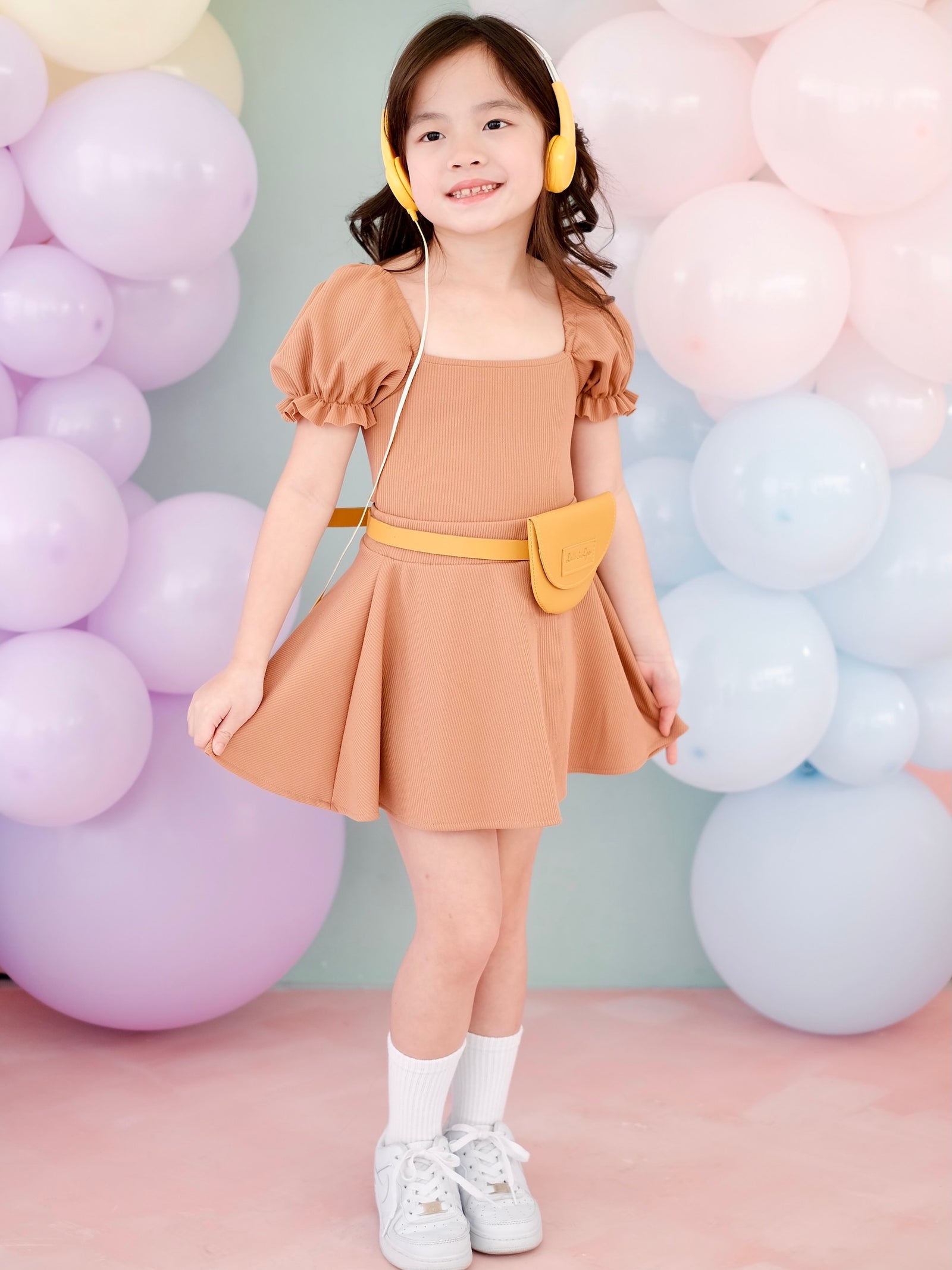 Ceara Skater Skirt | Clay