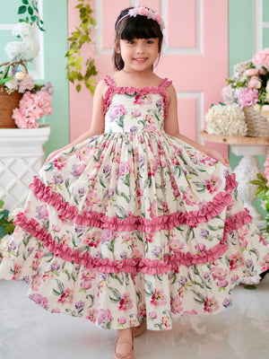 Ingrid Dress in Lilac & Orchid