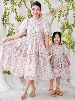 Sabrina Mini Floral Dress | Women | Pink