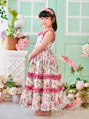 Ingrid Dress in Lilac & Orchid