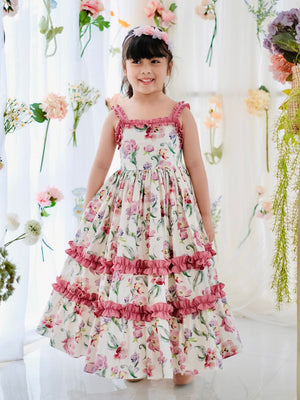 Ingrid Dress in Lilac & Orchid
