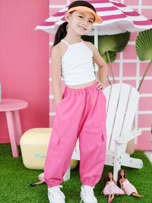 Gwen Cargo Pants | Pink