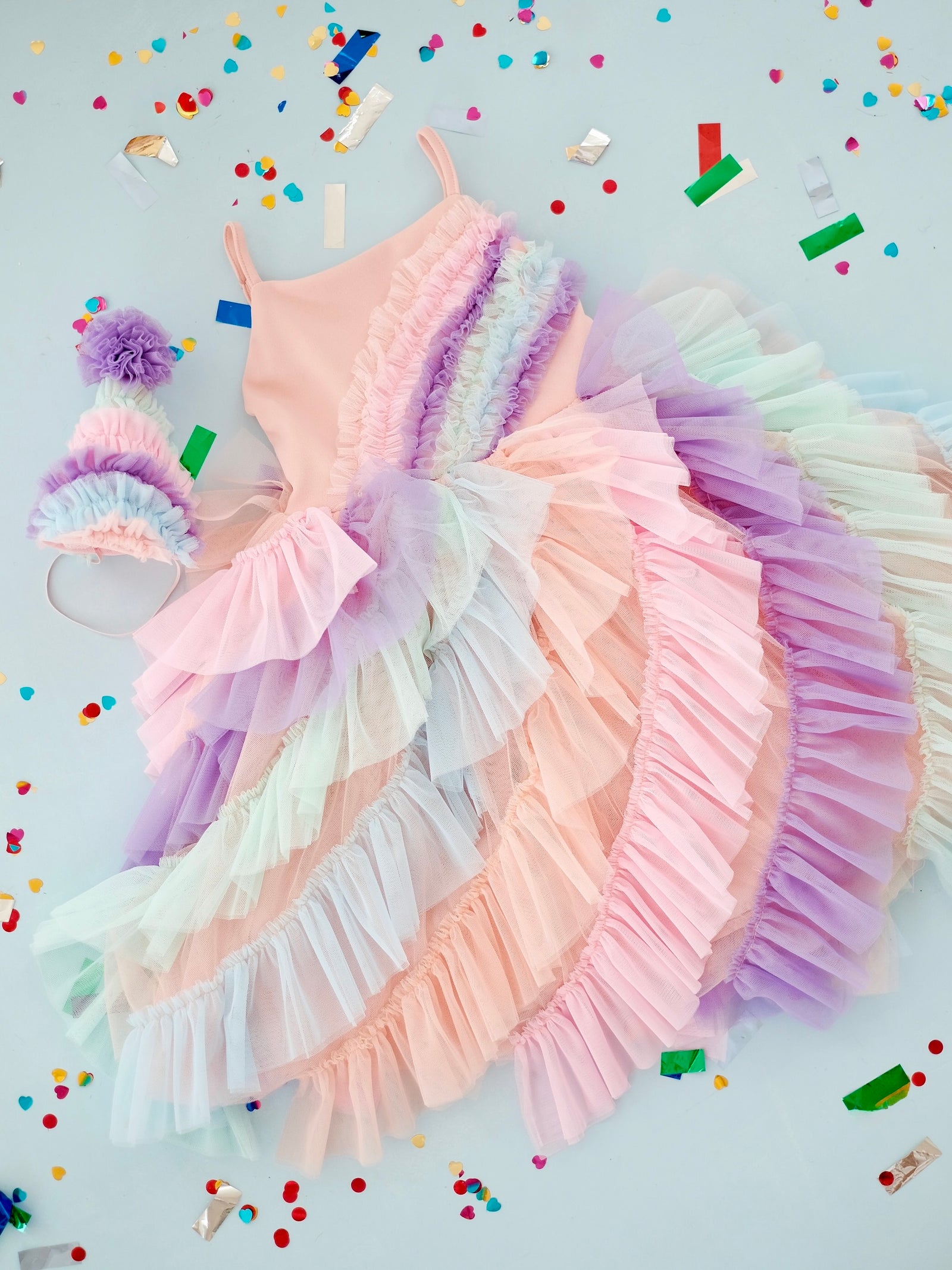 Lyra Rainbow Birthday Hat