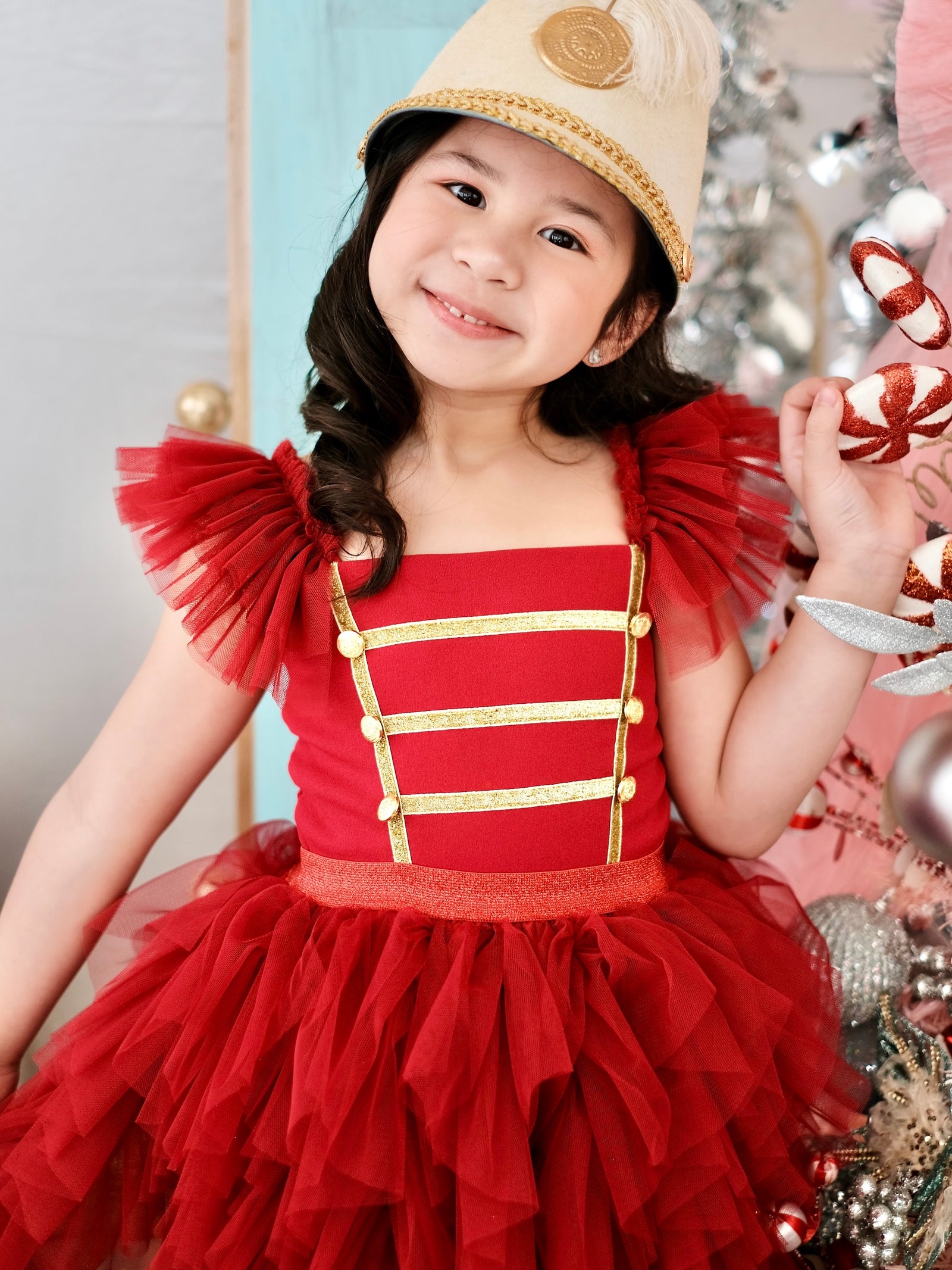 Laurette Nutcracker Top | Burgundy