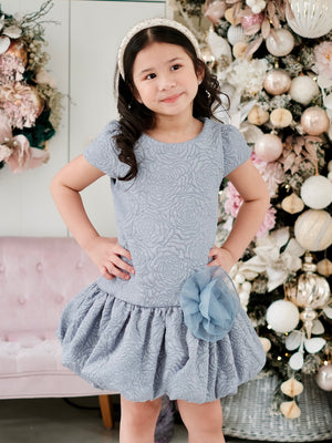 Fleurine Dress | Dusty Blue