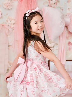 Striped Bow Headband