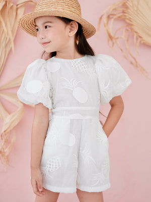 Pascalle Playsuit | Pineapple Lace