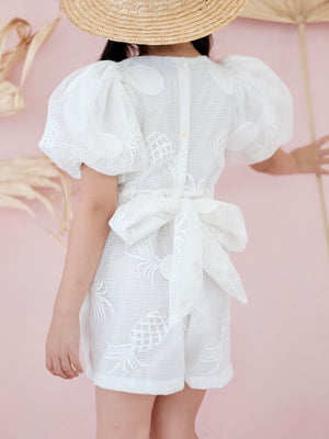 Pascalle Playsuit | Pineapple Lace