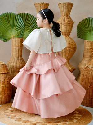 Lana Luxe Skirt in Dusky Peach