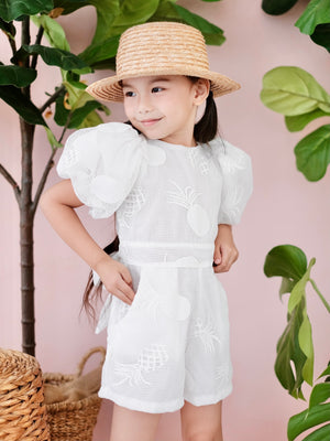Pascalle Playsuit | Pineapple Lace