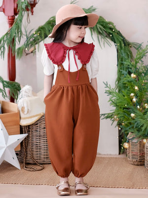 Georgie Overalls in Chestnut | Solo or Set