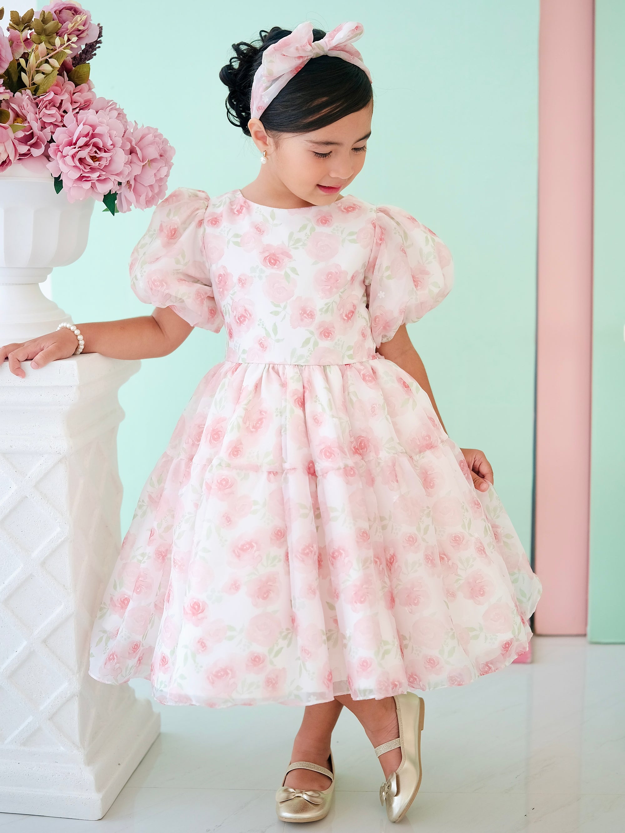 Francesca Dress | Pink Floral | Pre-order