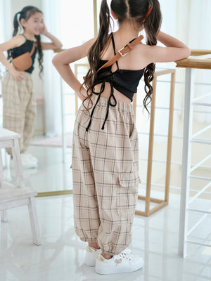 Gwen Cargo Pants in Warm Beige
