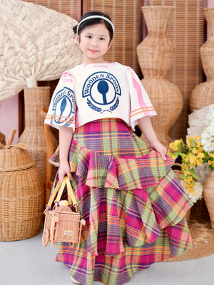 Lana Maxi Skirt | Magenta