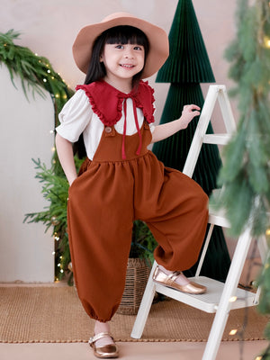 Georgie Overalls in Chestnut | Solo or Set